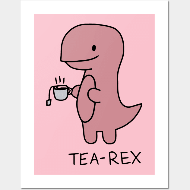 Tea-Rex Wall Art by binding classroom